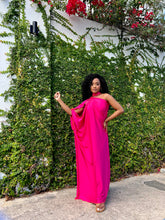 Load image into Gallery viewer, Fuscia Lycra Multiuse Wrap