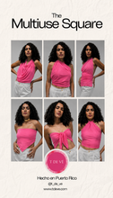 Load image into Gallery viewer, Pink square Scarf
